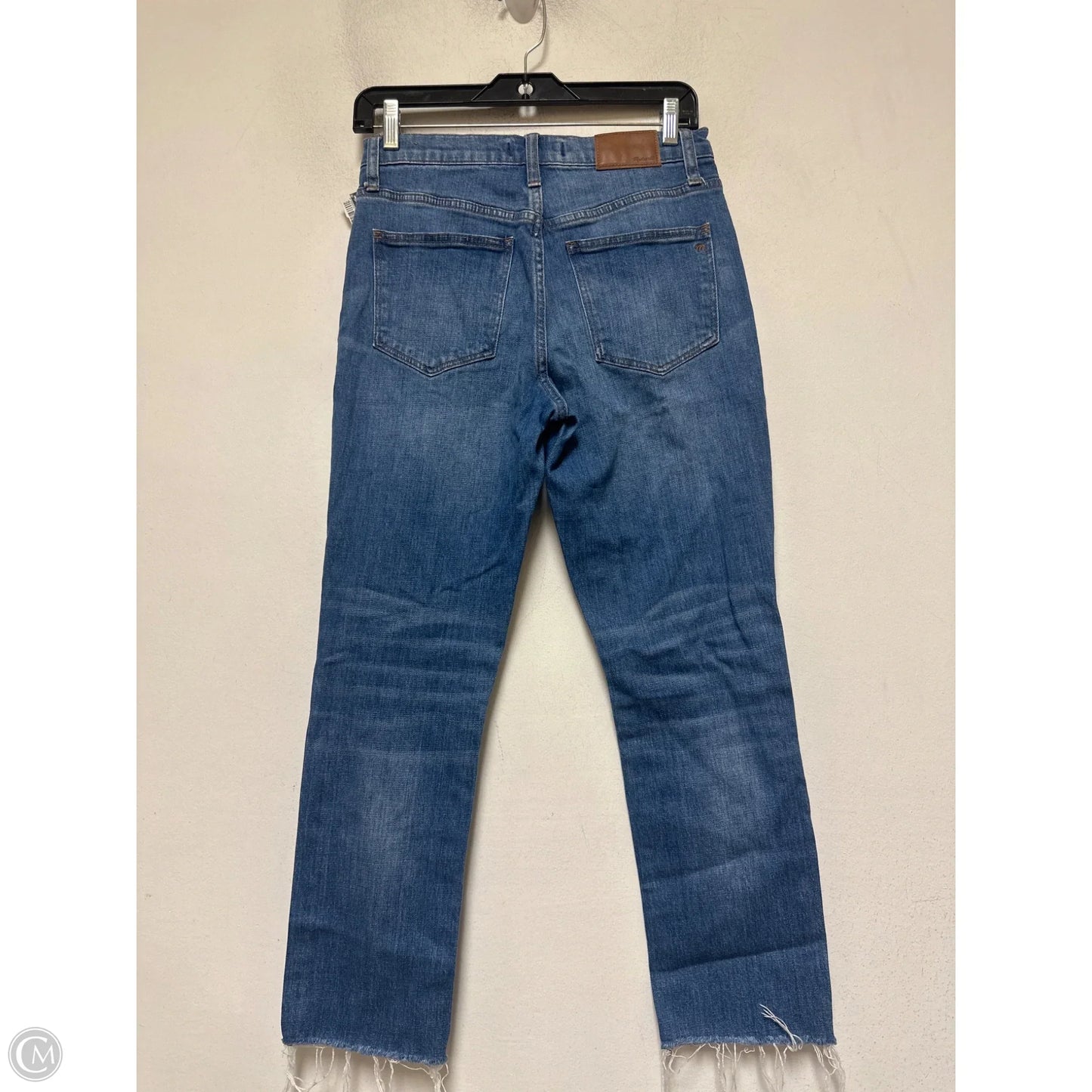 Jeans Straight By Madewell In Blue Denim, Size: 2