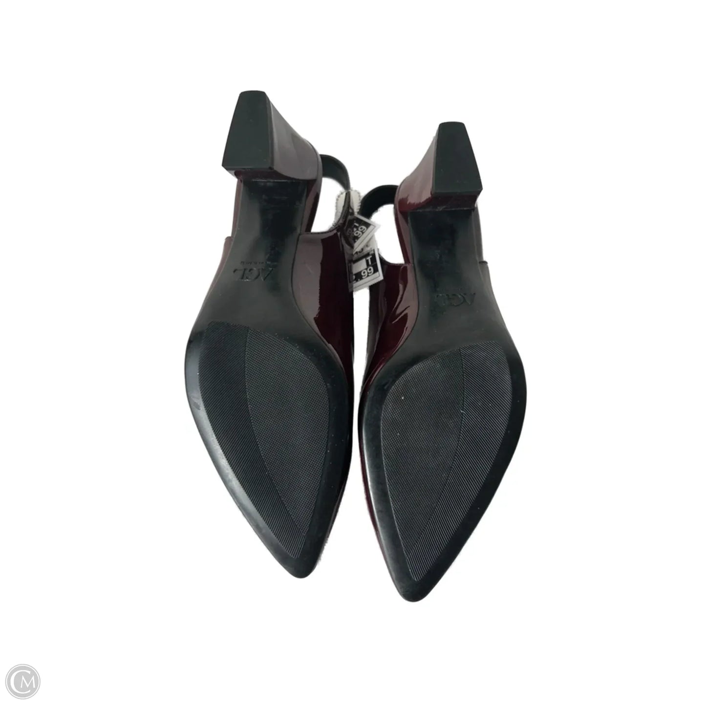 Shoes Heels Block By Agl In Red, Size: 8