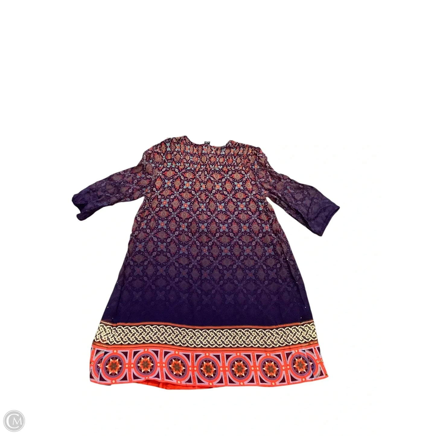 Dress Party Midi By Tanvi Kedia In Purple, Size: M