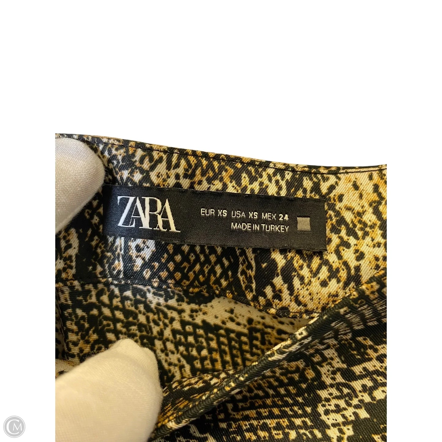 Skirt Maxi By Zara In Animal Print, Size: XS