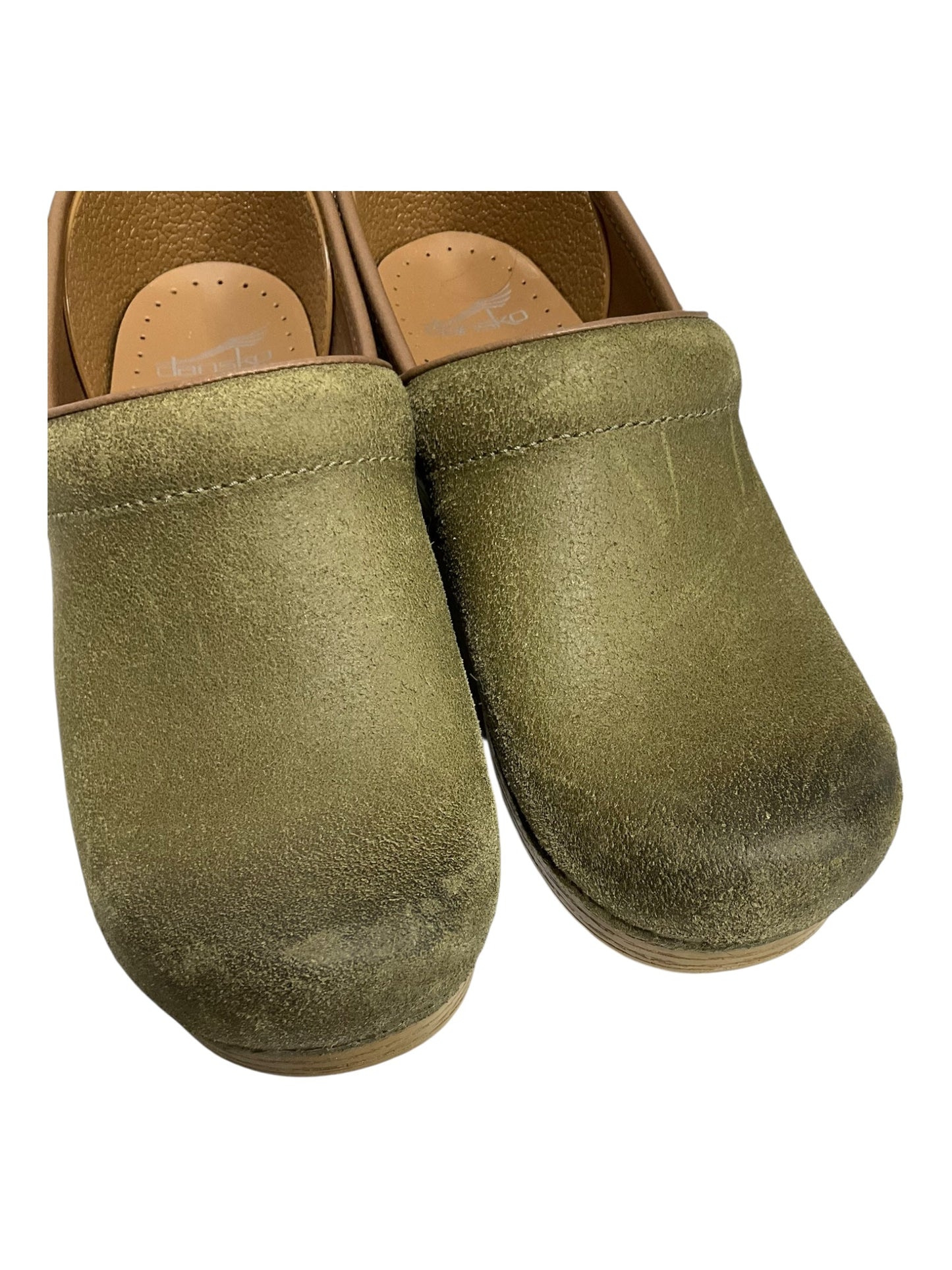 Shoes Heels Block By Dansko In Green, Size: 8.5