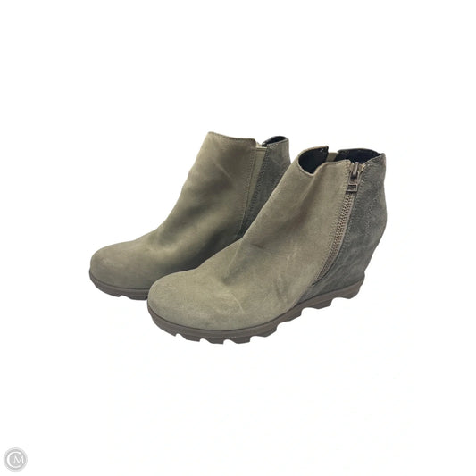 Boots Leather By Sorel In Green, Size: 10