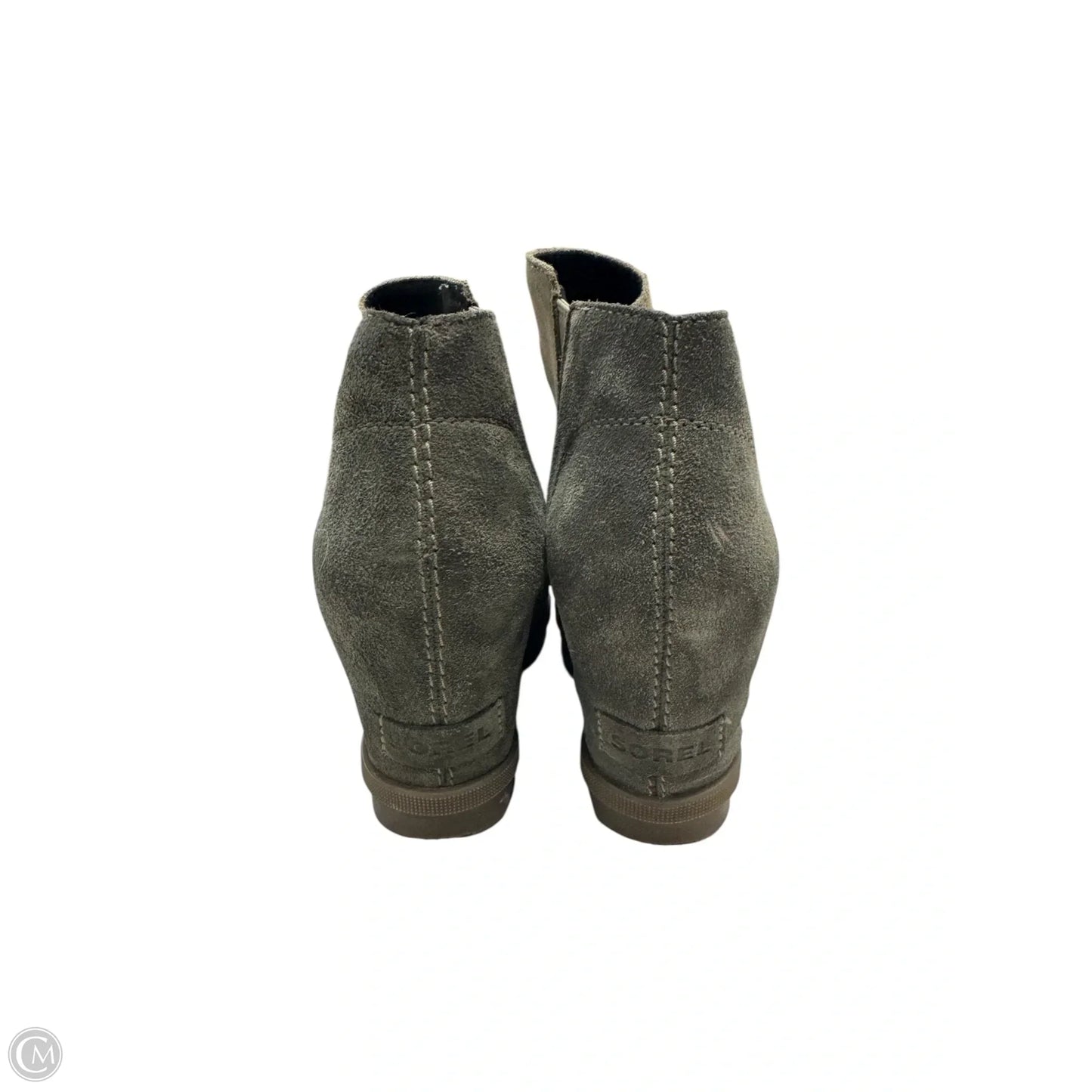 Boots Leather By Sorel In Green, Size: 10