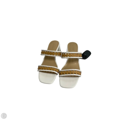 Shoes Heels Kitten By Ann Taylor In White, Size: 9