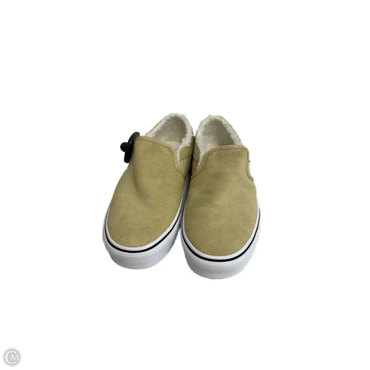 Shoes Flats By Vans In Tan, Size: 8.5