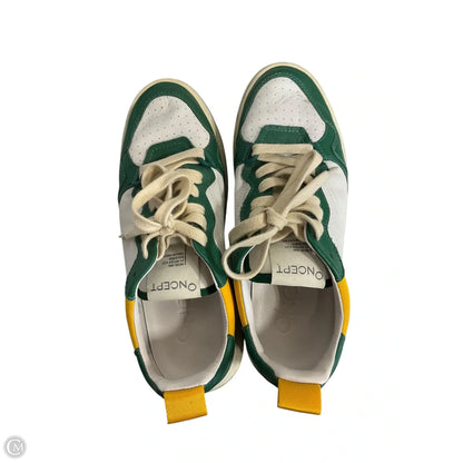 Shoes Athletic By Clothes Mentor In Green & White, Size: 8