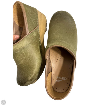 Shoes Heels Block By Dansko In Green, Size: 8.5