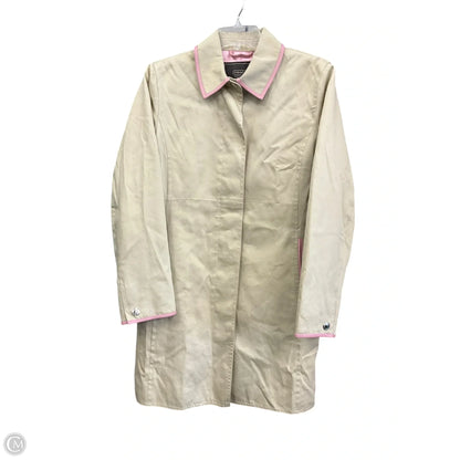 Coat Designer By Coach In Tan, Size: 8