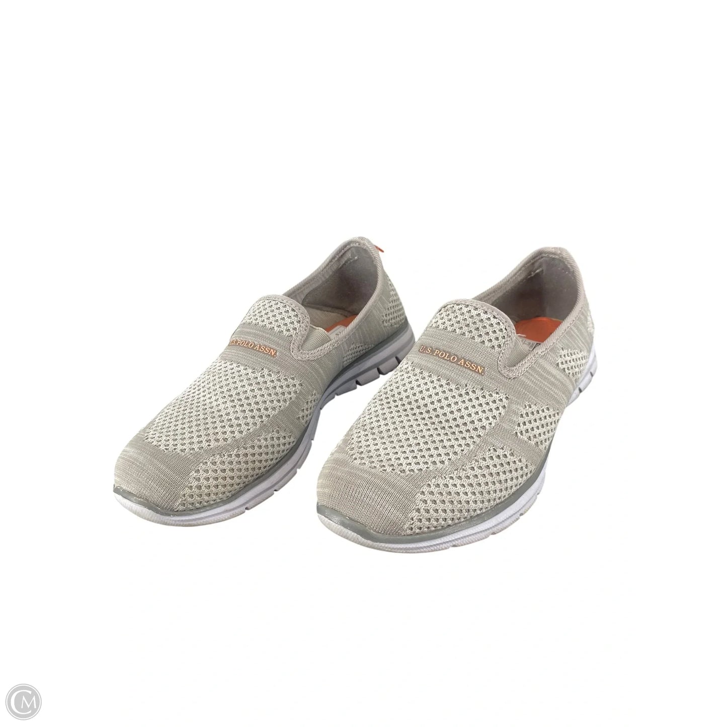 Shoes Flats By Us Polo Assoc In Grey, Size: 7.5