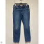 Jeans Skinny By Cabi In Blue Denim, Size: 14