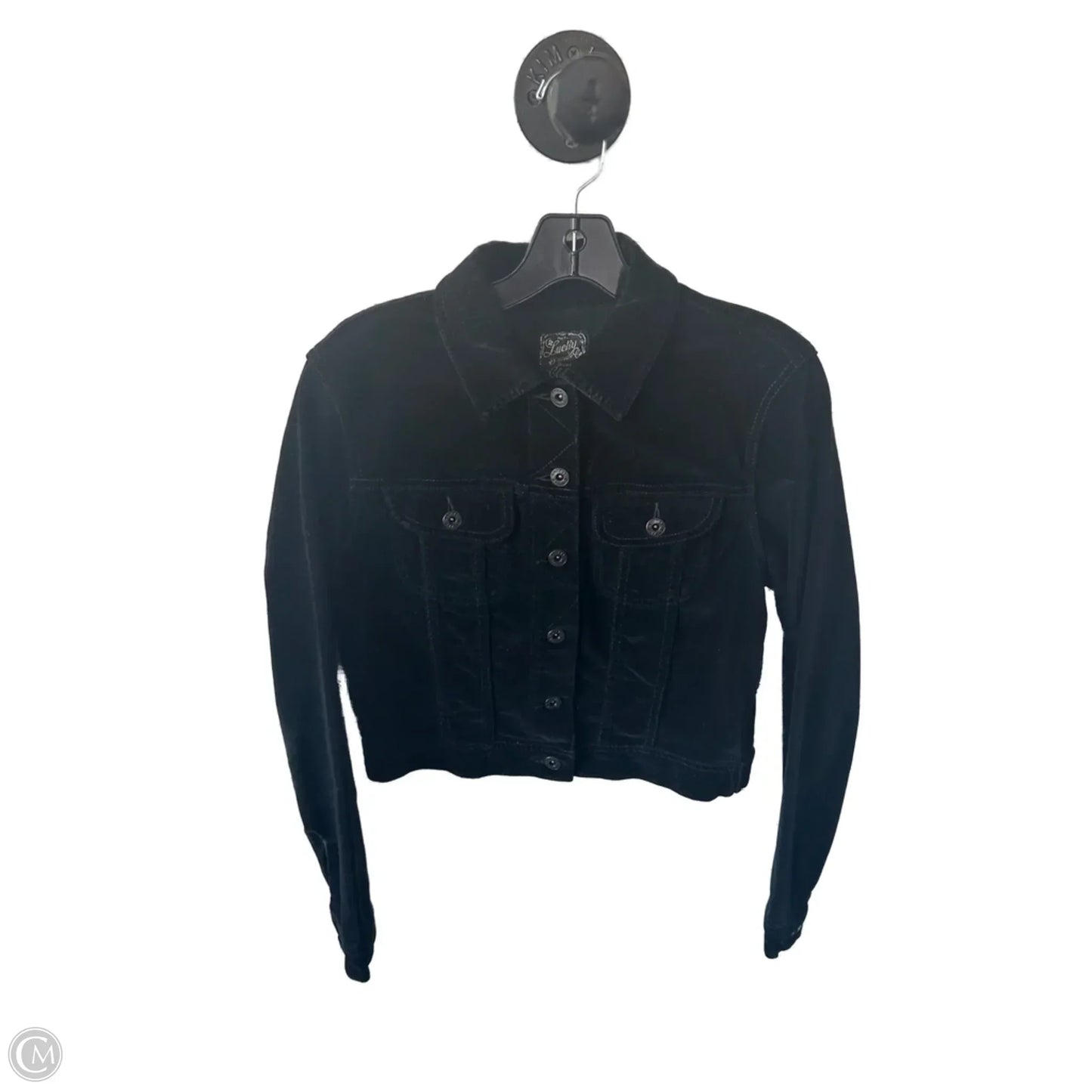 Jacket Denim By Lucky Brand In Black, Size: 0