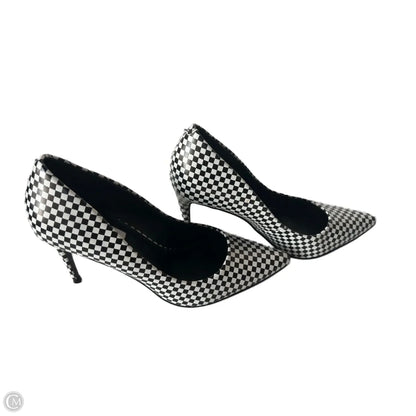 Shoes Heels Stiletto By Steve Madden In Black & White, Size: 8