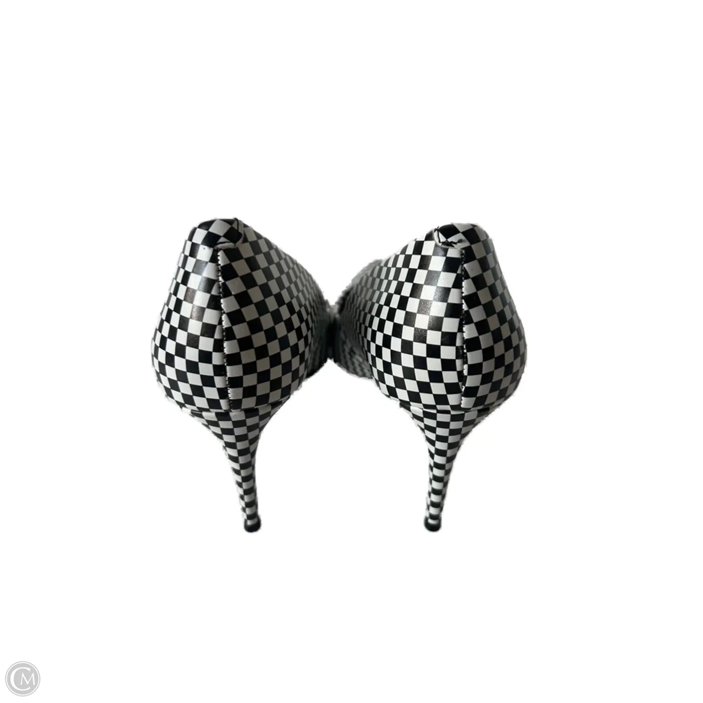 Shoes Heels Stiletto By Steve Madden In Black & White, Size: 8