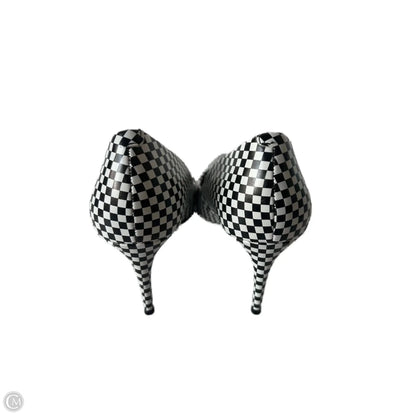 Shoes Heels Stiletto By Steve Madden In Black & White, Size: 8