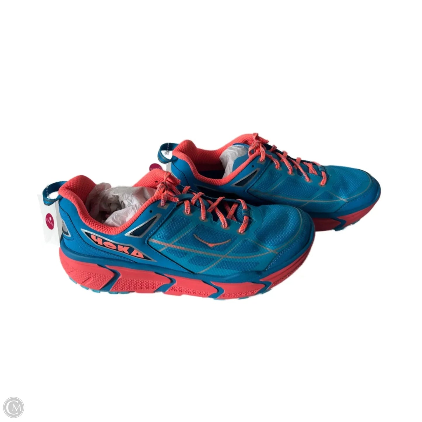Shoes Athletic By Hoka In Blue & Orange, Size: 10