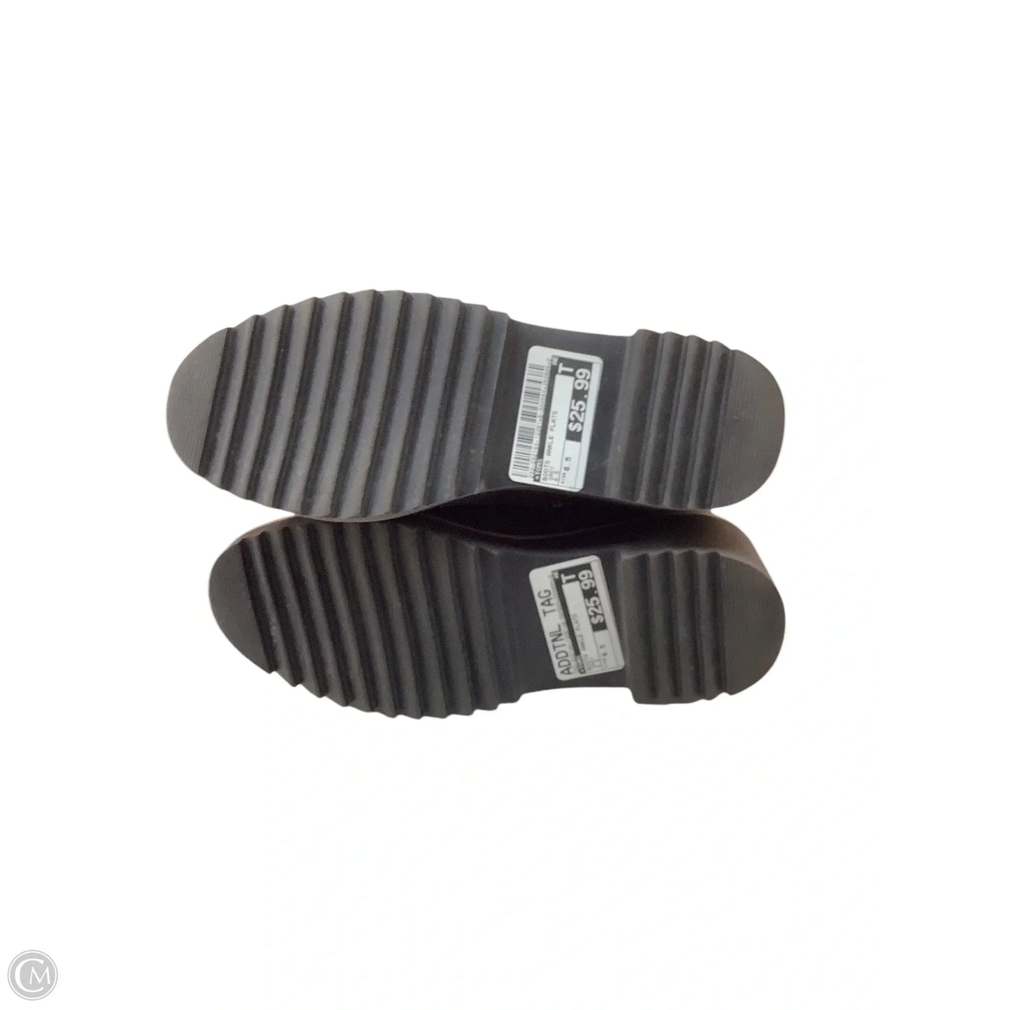 Boots Ankle Flats By Toms In Grey, Size: 6.5