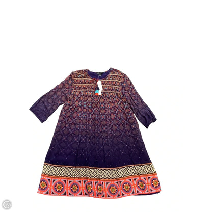 Dress Party Midi By Tanvi Kedia In Purple, Size: M