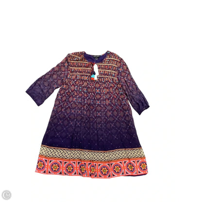Dress Party Midi By Tanvi Kedia In Purple, Size: M