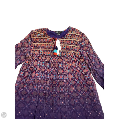 Dress Party Midi By Tanvi Kedia In Purple, Size: M
