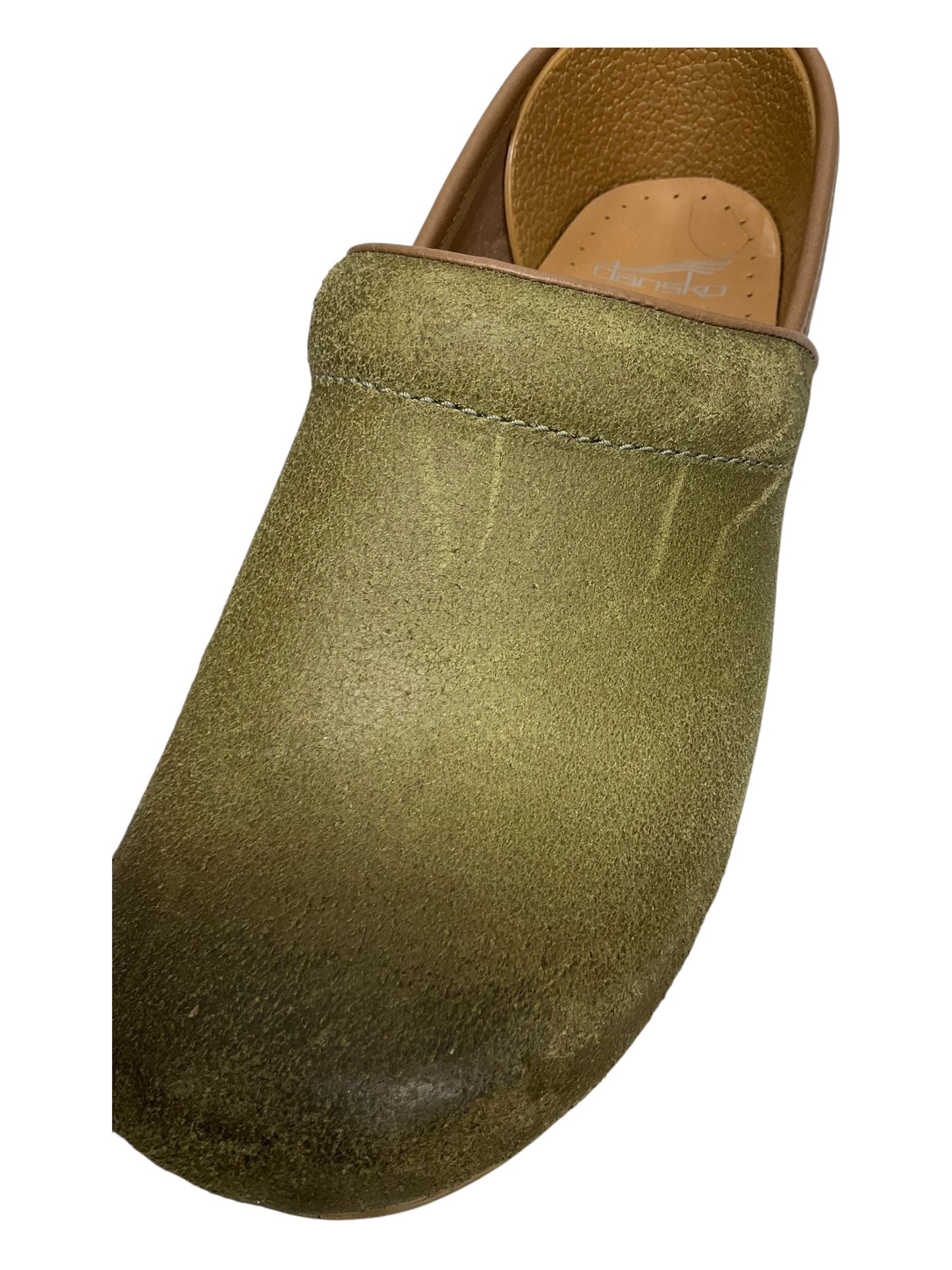Shoes Heels Block By Dansko In Green, Size: 8.5