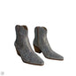 Boots Western By Betsey Johnson In Silver, Size: 9