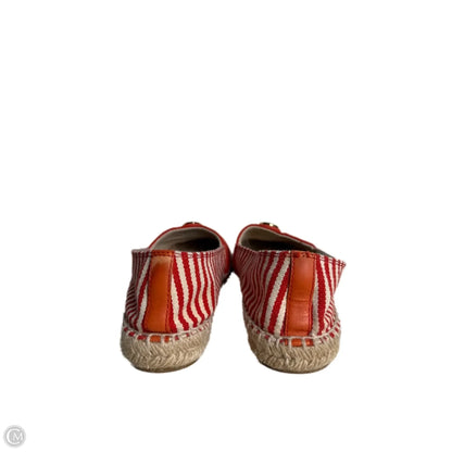 Shoes Designer By Tory Burch In Red & White, Size: 10