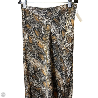 Skirt Maxi By Zara In Animal Print, Size: XS