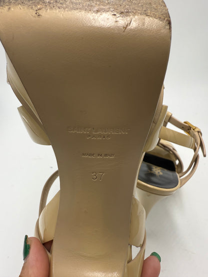 Yves Saint Laurent YSL Tribute Platform Sandals, Size: 7