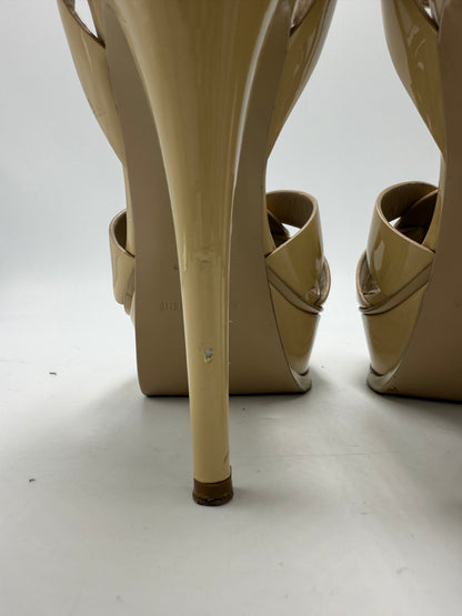 Yves Saint Laurent YSL Tribute Platform Sandals, Size: 7